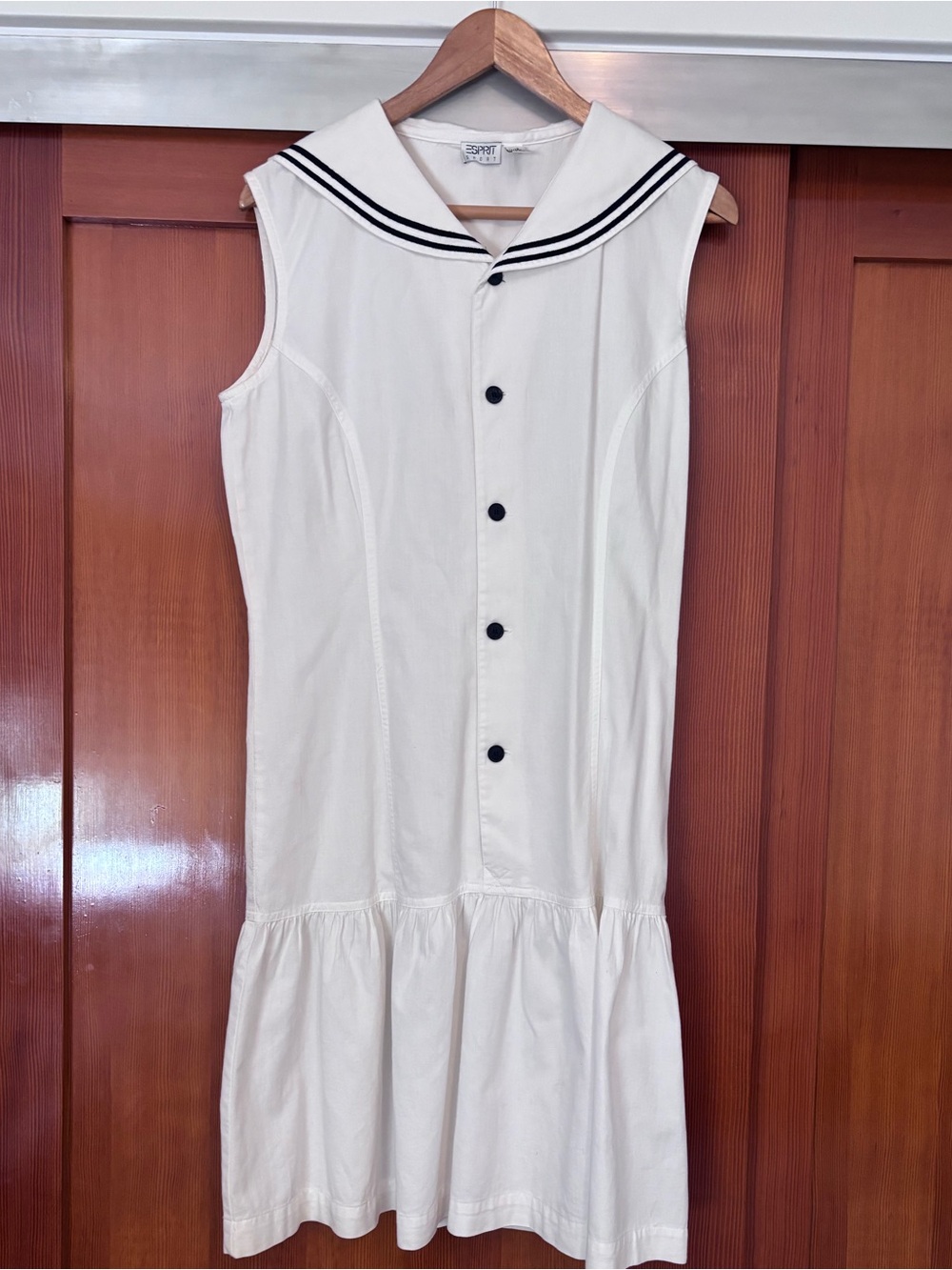 Vintage Esprit Sport Sailor Preppy Tiered Dress